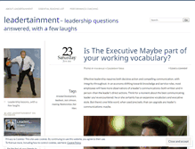 Tablet Screenshot of leadertainment.com